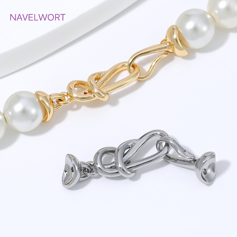 Jewelry Making Knots For Clasps - Connecteur nœud infini plaqué or 18