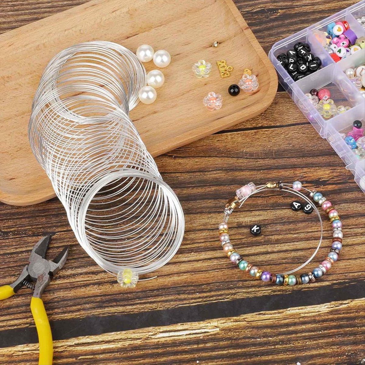 Memory Wire Bracelet - 【COUPON!】{0}300 boucle Bracelet fil bijoux fil