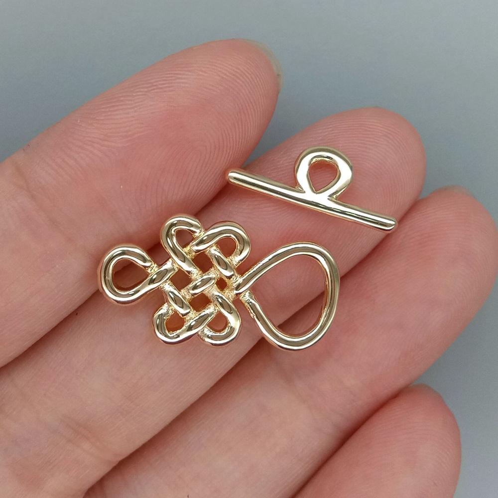 Jewelry Making Knots For Clasps - Lot de 10 fermoirs à bascule