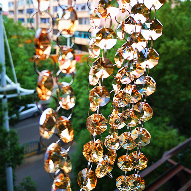 Crystal Bead Mix - Top qualité 5 m/lot Champagne cristal
