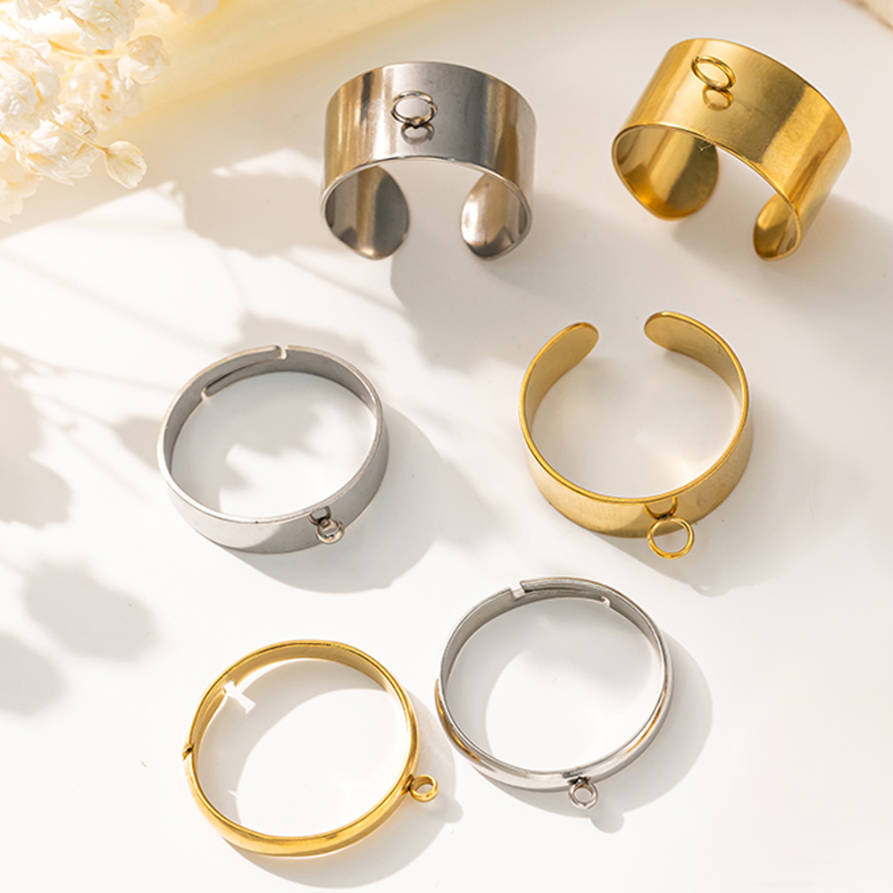 Jewelry Making Ring Tool - Base d'anneaux ouverts et réglables en