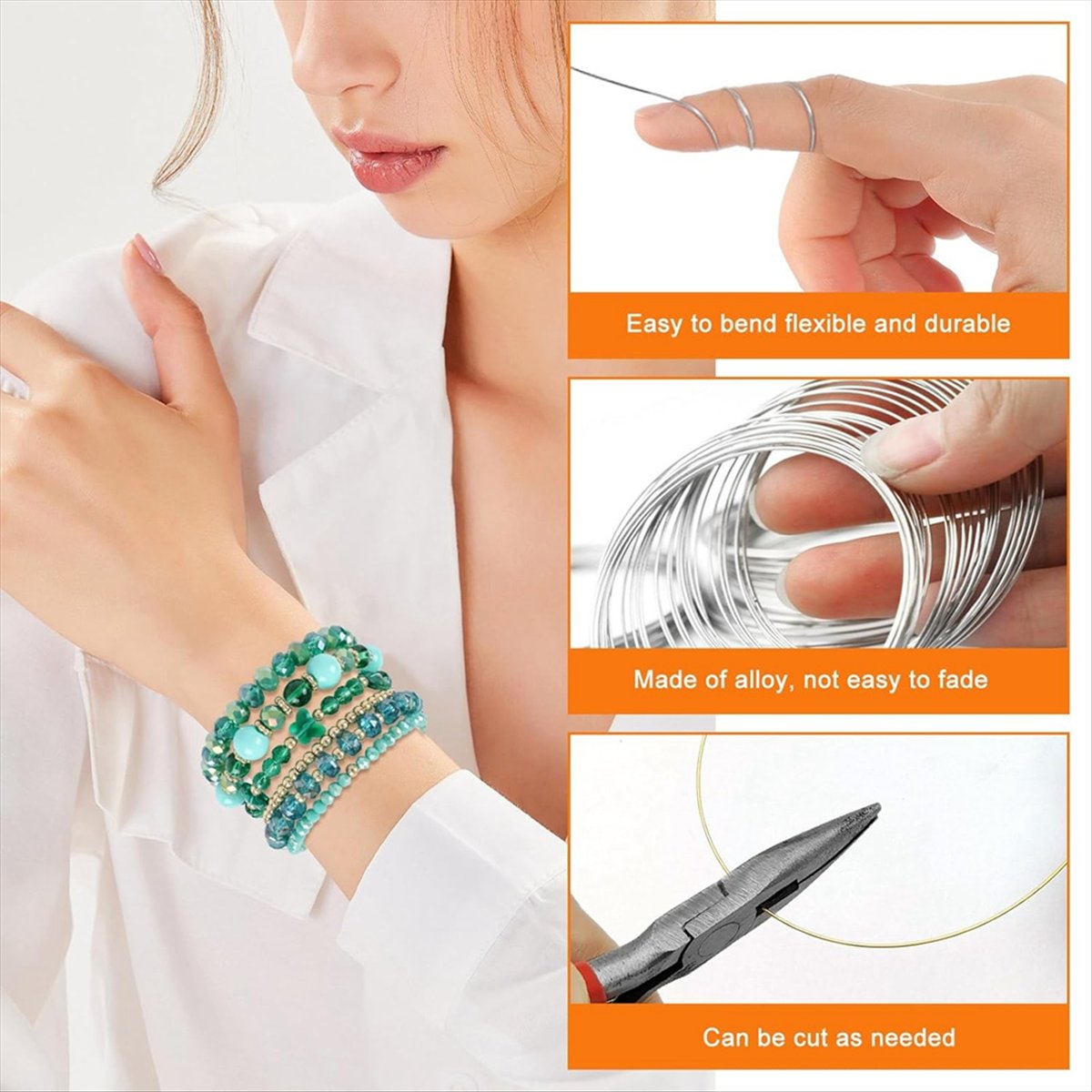 Fil à mémoire ABJS pour la fab - Memory Wire Bracelet avis et prix