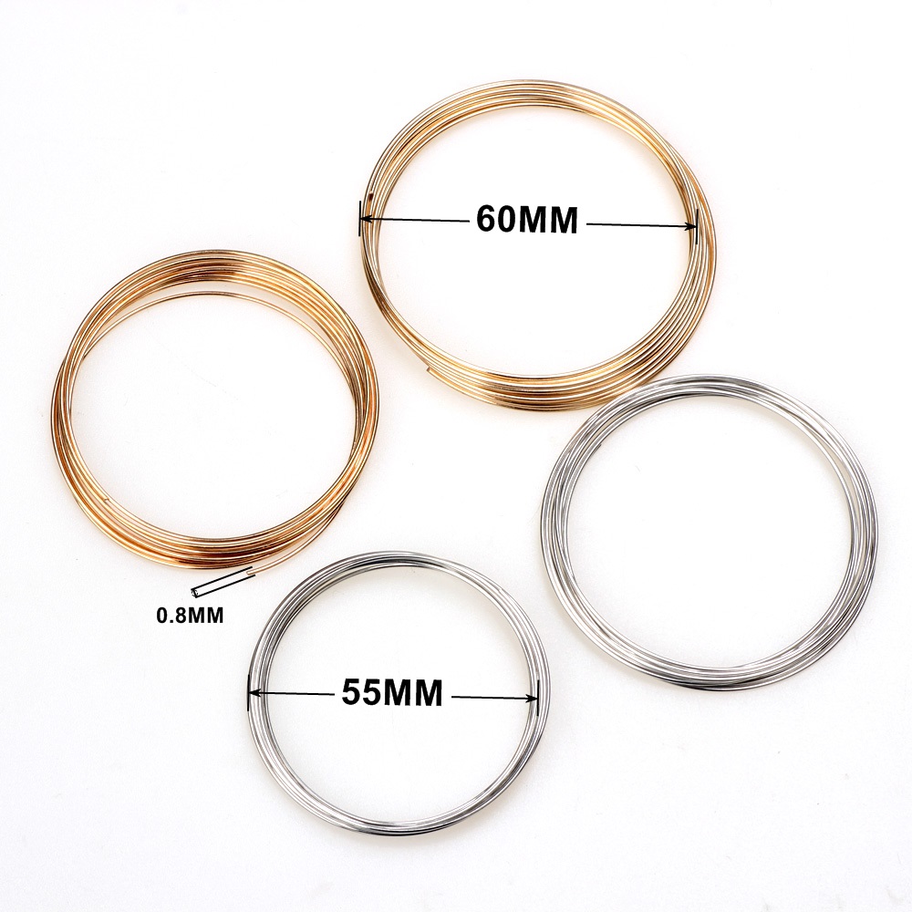 Fil à mémoire d'or Rhodium/KC, - Memory Wire Bracelet avis et prix